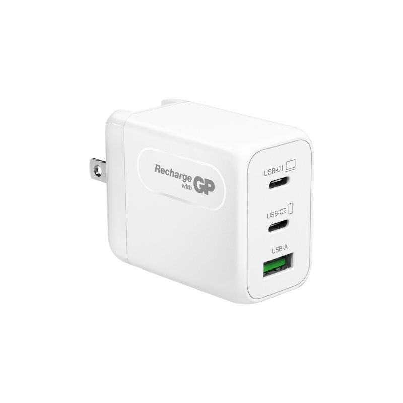 GP Väggladdare 65W - 3 enheter