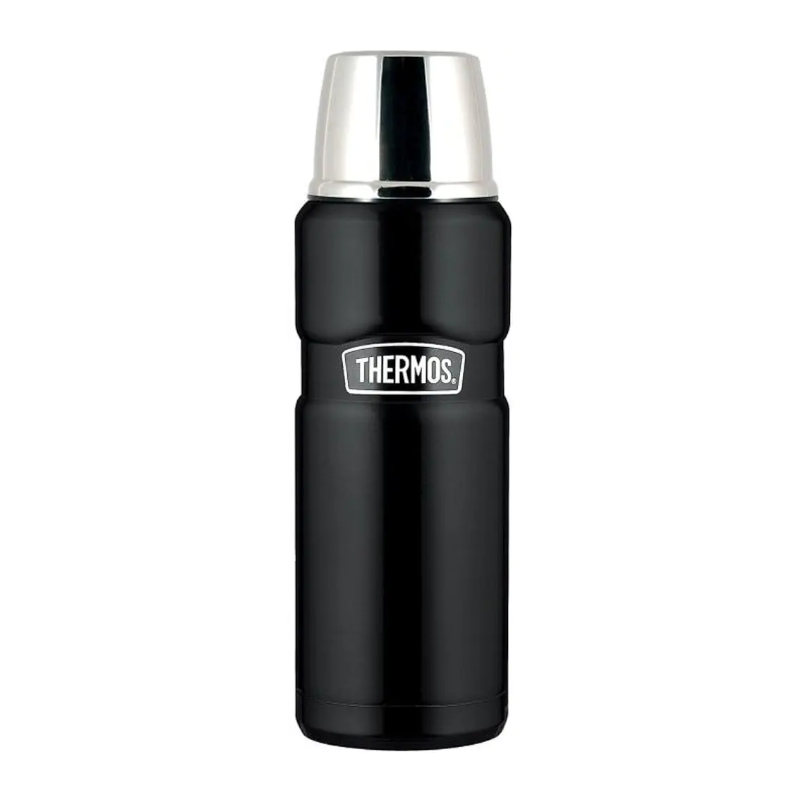 THERMOS Ståltermos King 1,2 l Matt svart