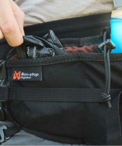 Non-stop dogwear Trail light belt, Unisex, black, M, Single - Bild 3