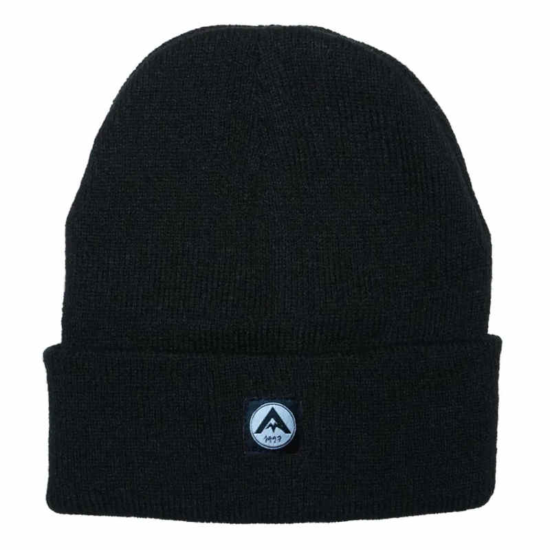 Avignon Beanie Rak | Svart mössa