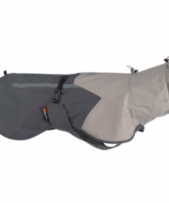Non-stop dogwear Fjord raincoat 2.0, Unisex, Gray, Single