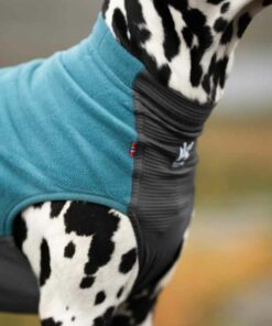 Non-stop dogwear Trail quest fleece pullover, Unisex, Teal - Bild 3