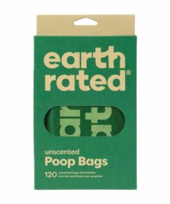 Earth Rated 120 Eco-Friendly påsar med handtag, Neutral