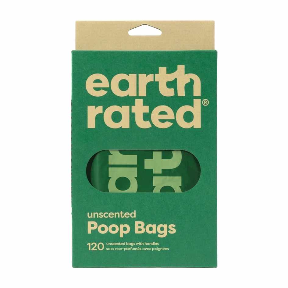 Earth Rated 120 Eco-Friendly påsar med handtag, Neutral