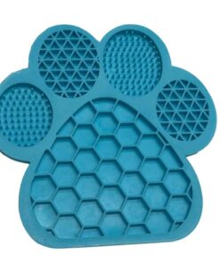 AC Silicon lick mats Paw 18*18*1cm