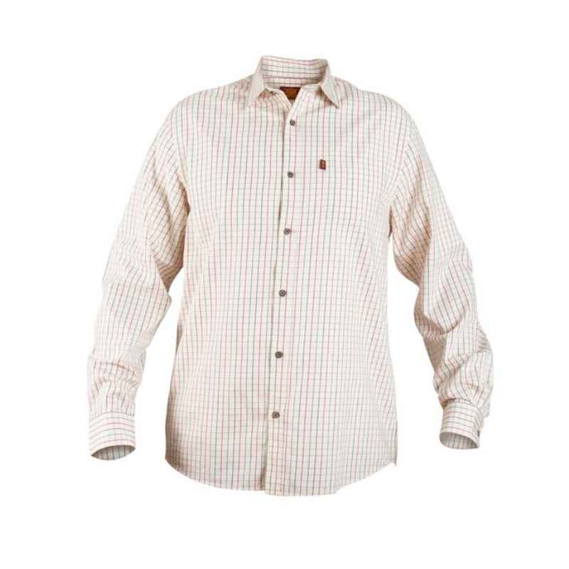 NordHunt Dungannon Skjorta Oliv/Bordeaux Rutig