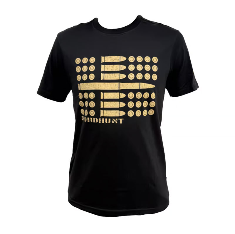 NordHunt Ammo Flag T-Shirt Black