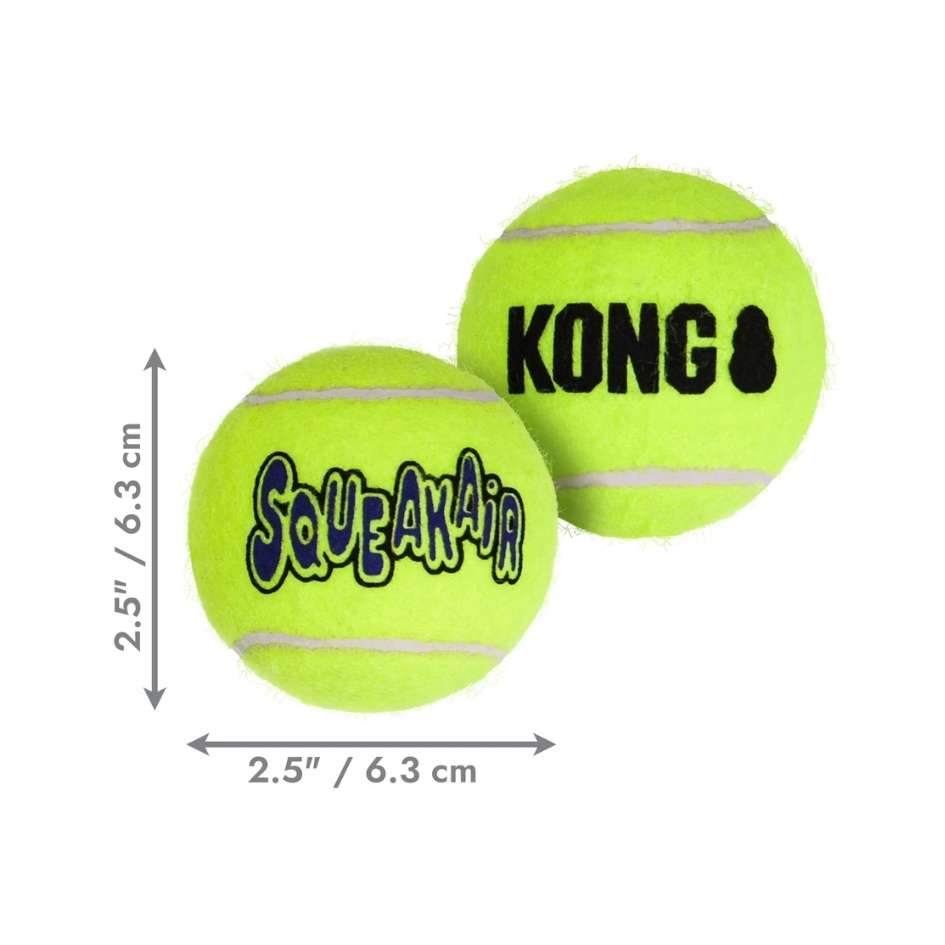 Kong Airdog Squeakair Tennisboll M 7cm (3-pack) - Bild 2